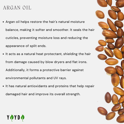 Hair benefits for argan oil