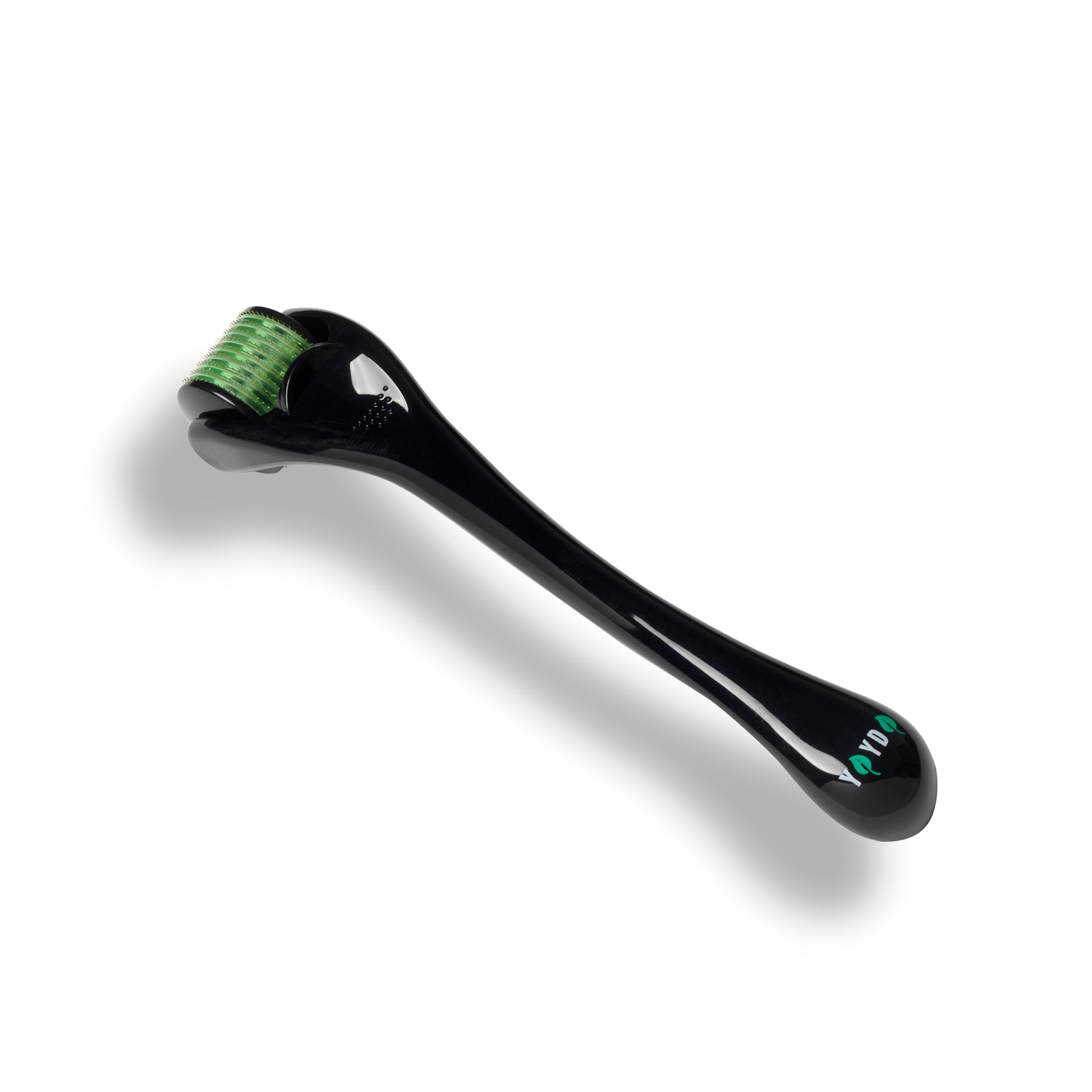 Black derma roller with green roller
